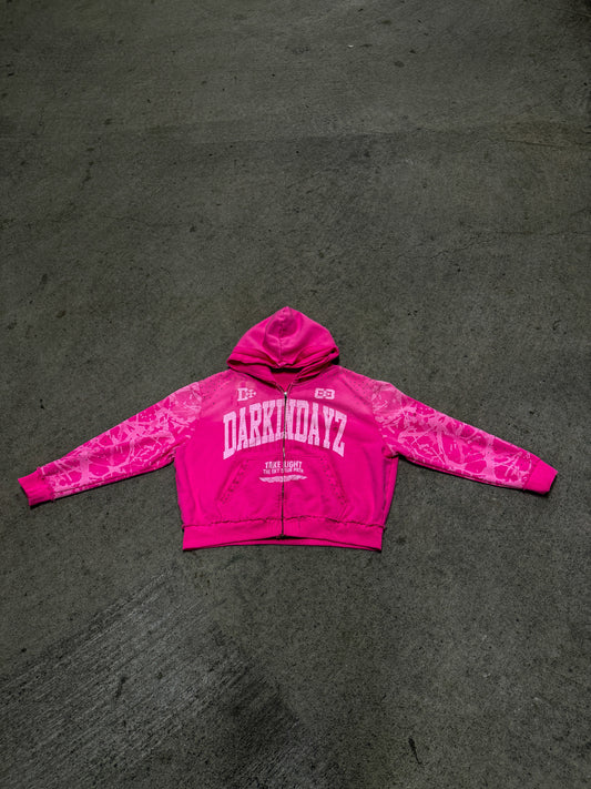 Code Pink Zip - Up - DARKINDAYZ